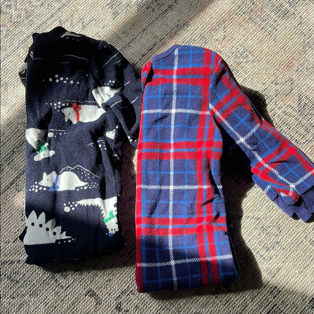 Cozy Plaid and Patterned Pajama Set